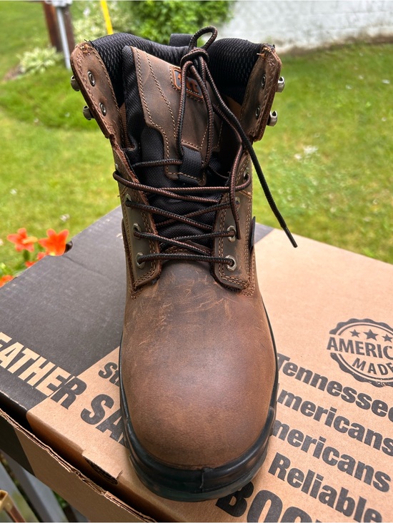 Men\'s Brown Leather Work Boot main image 5